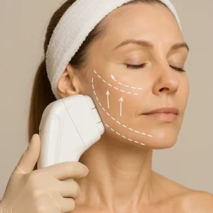 Woman having HI-FU to reduce wrinkles call LA LIPO Bicester Now!