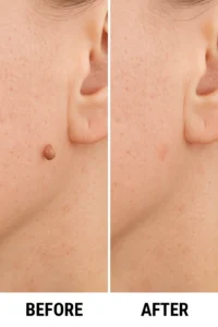 Skin tags removal Bicester before and after