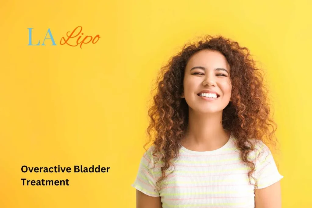woman smiling about overactive bladder treatment Bicester solutions