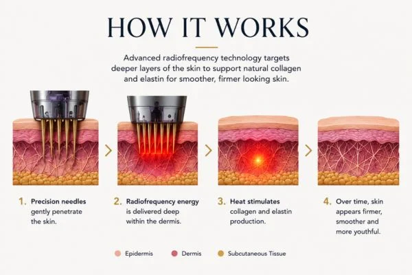 Diagram of how Collagen Lift Therapy Bicester works