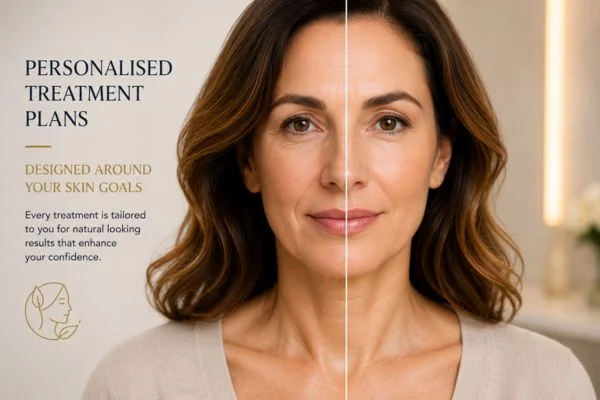 Before and after results of Collagen Lift Therapy Bicester